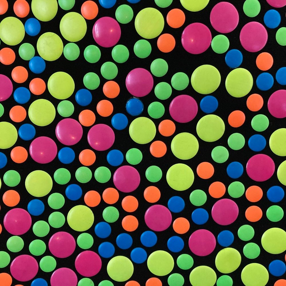 NWT JEREMY SCOTT Neon Polka Dot Mini Skirt - Picture 3 of 6